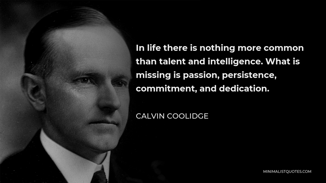 Intelligence is Linked to Success, But Persistence is more important