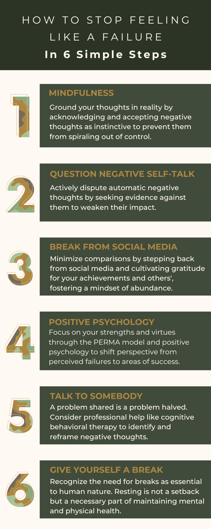 How to stop feeling like a failure