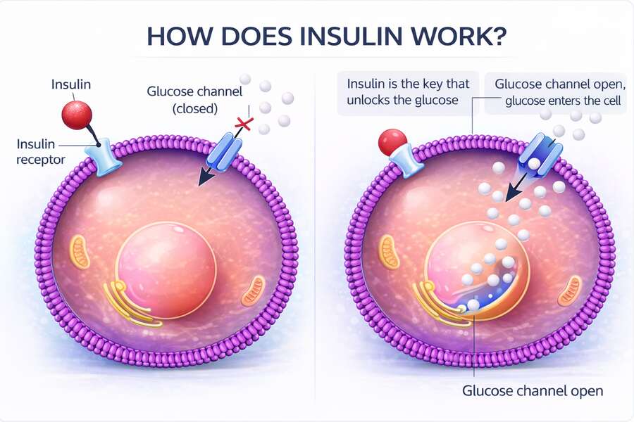 how does insulin work