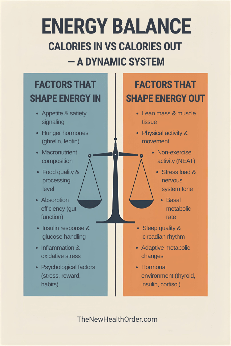 Calores in vs calories out - a dynamic system
