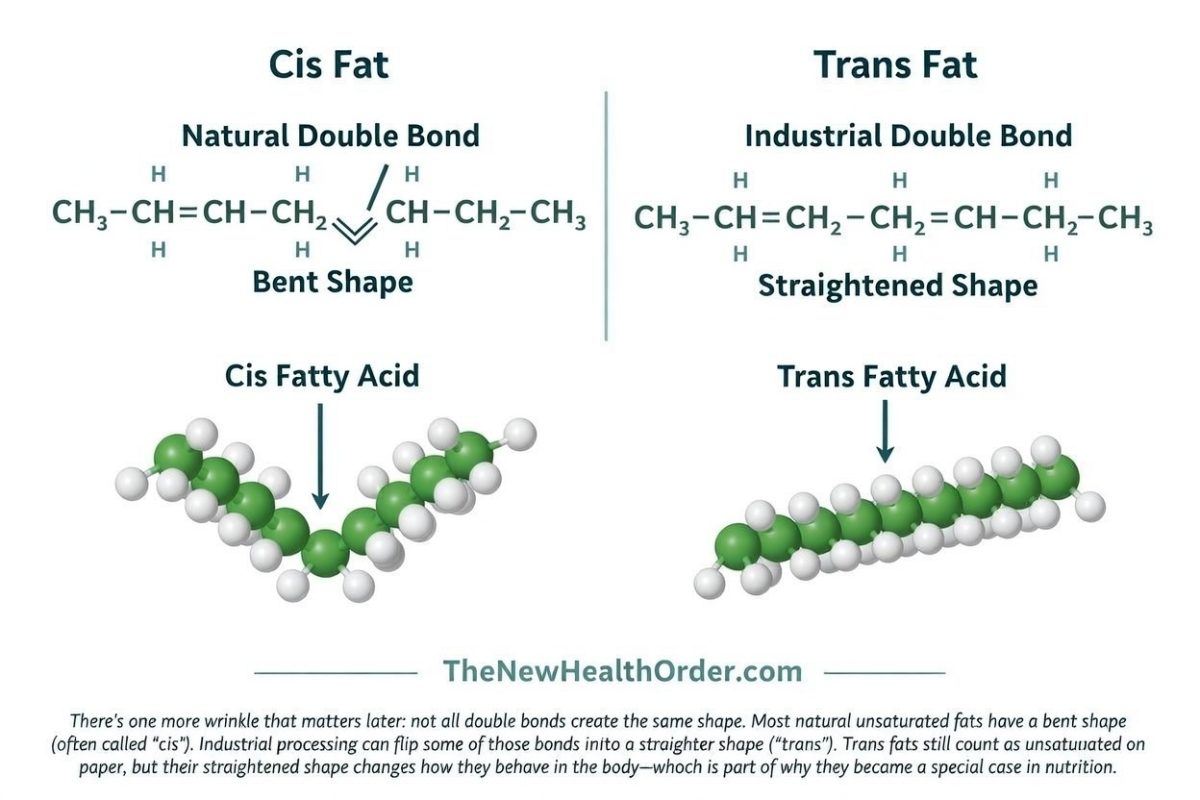 trans fats vs. cis fats