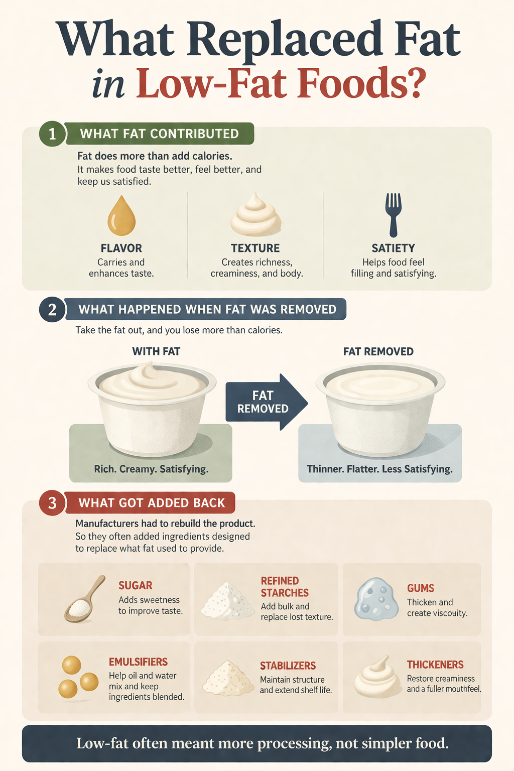 Why Low Fat Foods are Unhealthy
