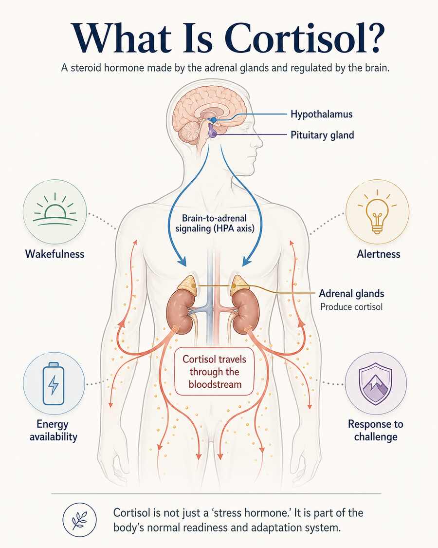 Cortisol and the adrenal system