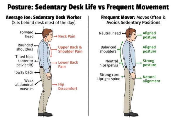 good posture vs bad posture