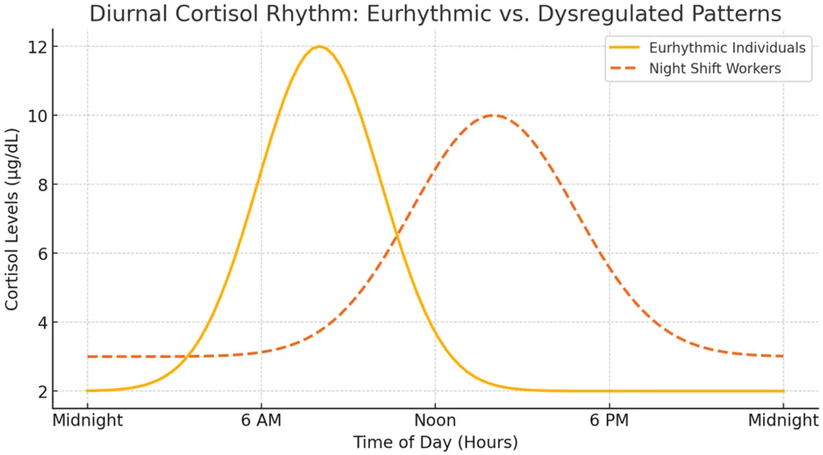 night shift and cortisol levels