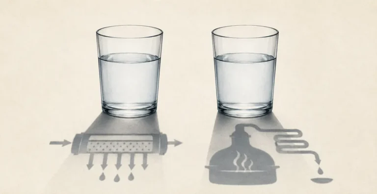 Reverse Osmosis Vs. Distilled Water Featured image